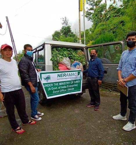 Extension of Helping Hand To The Farmers Of Sikkim by providing market linkage